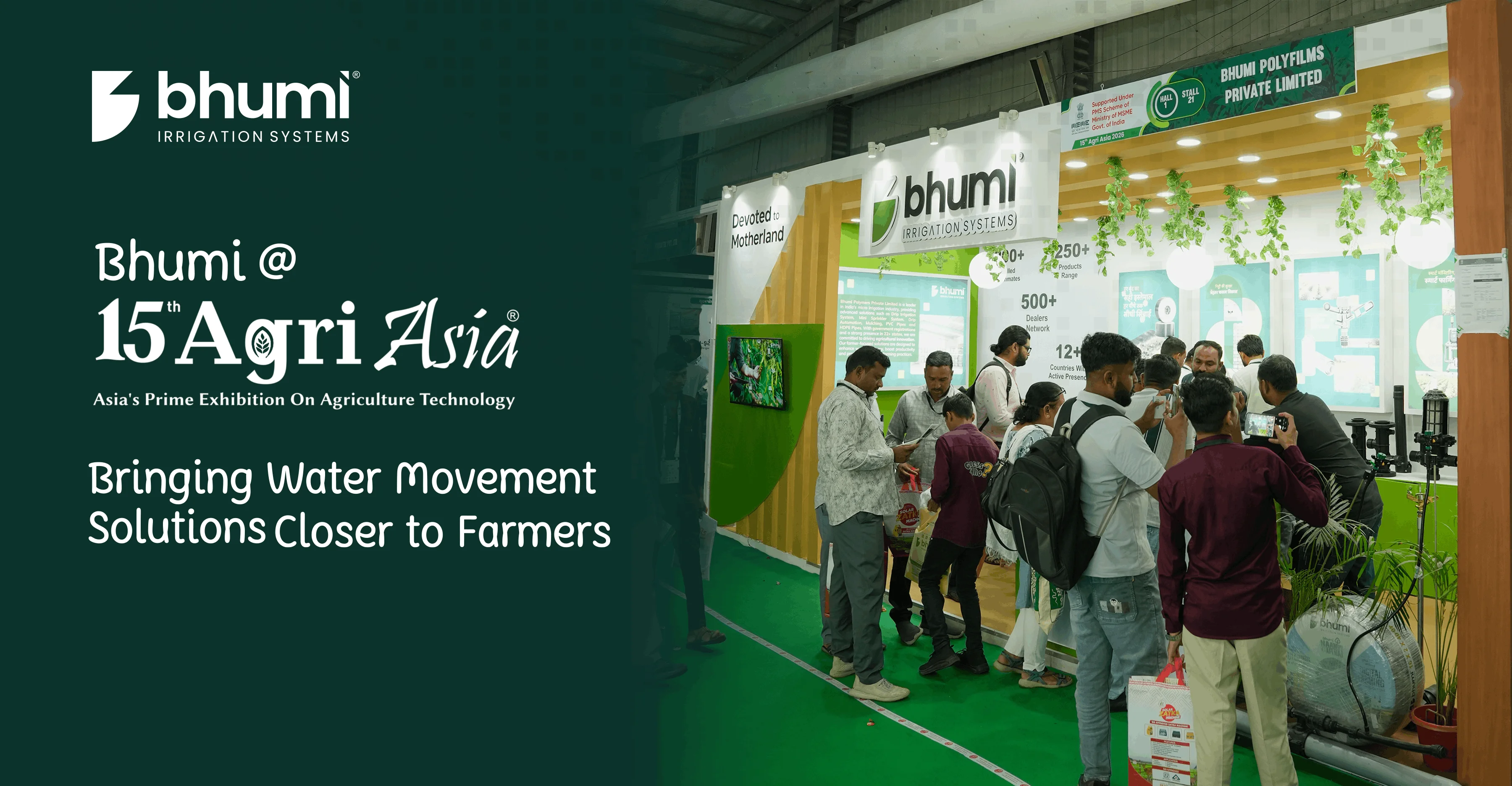 Bhumi at Agri Asia 2026 Bringing Water Movement Solutions Closer to Farmers